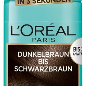 L'Oréal Paris Root Concealer Spray for Smooth and Natural Transitions, Conceals Roots Until Washed Out, Magic Retouch, Dark Brown to Black Brown, 1x 75 ml