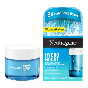 Neutrogena Hydro Boost Aqua Gel Moisturiser for Normal and Combination Skin, Oil Free, 50 ml